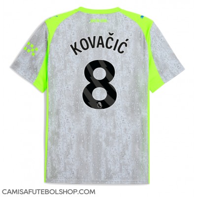 Camisa de time de futebol Manchester City Mateo Kovacic #8 Replicas 3º Equipamento 2025-26 Manga Curta Camisa de time de futebol Manchester City Mateo Kovacic #8 Replicas 3º Equipamento 2025-26 Manga Curta